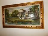 Al Federico Oil Painting of Belle Grove Plantation - LARGE!!!!!!!!!!!!!!! - Google him!!!!!!!!!  New Orleans painter who painted this for Ms. Seay's sister in 1967 - have the original receipt with the artist's signature - at the sale, ask me for the rest of the story....very interesting!!!!!!!!!