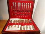 One of 3 Silverplate Flatware in Cases