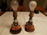 Pair of Vintage Asian Lamps