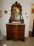Victorian Dresser with Marble Top