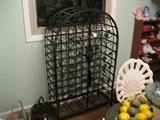 WROUGHT IRON WINE RACK