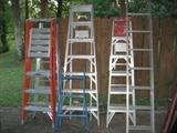 ASSORTMENT OF LADDERS