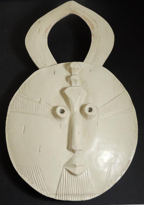 Replica-decorative African/tribal art mask.