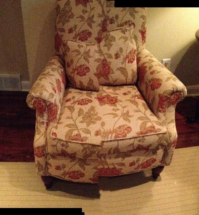 Upholstered Lounge Chair (Henredon)  $500    
