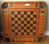 vintage game table with legs