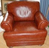leather club chair