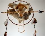 American Indian Coyote Skin Ceremonial Item