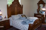 This is the second antique Victorian bed we are offering at this sale. It has the matching dresser. Beautiful headboard and footboard- in very nice condition. The bed is walnut as is the dresser.