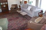 The sofa in the den.