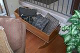 Antique cradle -located in the den.