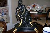 Victorian statue, spelter.