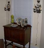 1930's English oak small server