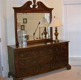 Mahogany dresser in the master bedroom.