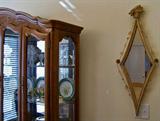 One of a pair of Italian wall mirrored sconces
