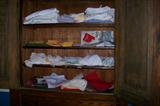 Linens in the hall closet.