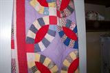 Another of the antique quilts - in the white bedroom.