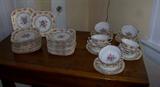 "Hostess" china - square plates as well as cream soupd with underplates.