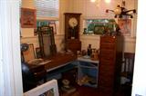 This is a view of the small office area where we have placed many of the oak collectibles, plus numerous other goodies.