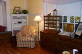 Still not completed, this is a view of a portion of the living room/den area.