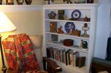 Wonderful coverlet - antique - laying on the Morris style chair.