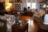 A view of the living room/combination den.