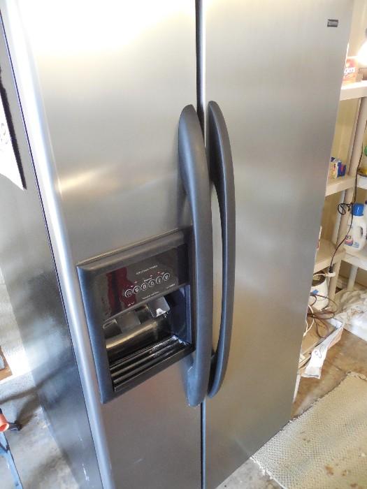 Kenmore side by side stainless refrigerator