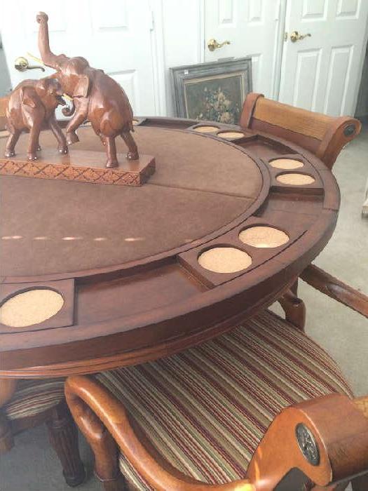    Extra nice game table with removable poker top