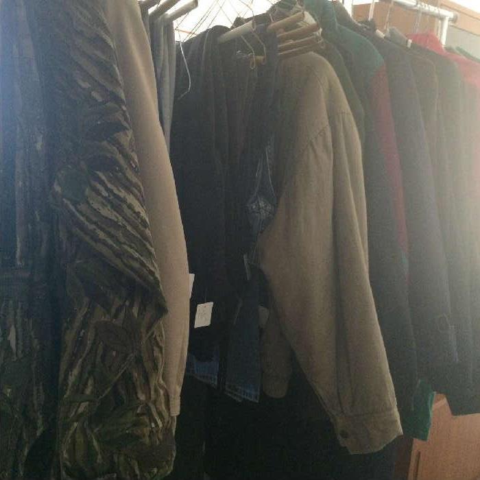                    Hunting coats and clothing