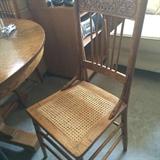                One of two (in the set) antique chairs