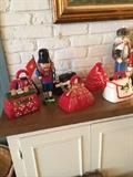      Decorative Christmas cookie jar purses