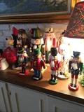                  About 2 dozen nutcrackers