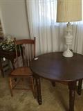                 Antique chair and tables