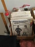    Many sewing patterns and sewing notions