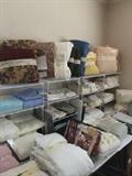               Large variety of linens