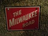 Milwaukee Road Railroad Sign