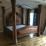 Four Pillared Eastern King Bed 