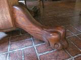 Claw foot to Oak Table