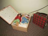 Dolls and clothes we are still unpacking