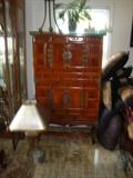 Tall Korean dragon dresser, antique