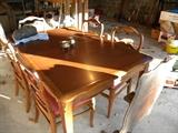 Dining table and chairs