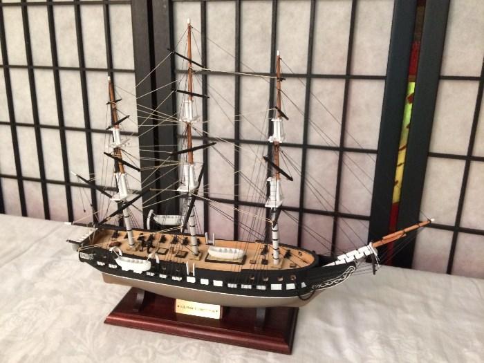 LARGE professionally assembled model ships each with custom glass & wood display cases U.S. Frigate Constitution (display case approx. 19H" x 22W" x 13D")
View full details at EstateSales.NET: http://www.EstateSales.NET/estate-sales/NC/Raleigh/27605/757827