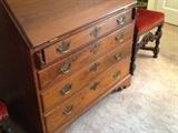 Circa 1800's secretary/desk with original batwing hardware