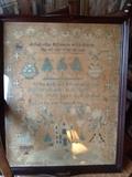 1822 Sampler/Mounted