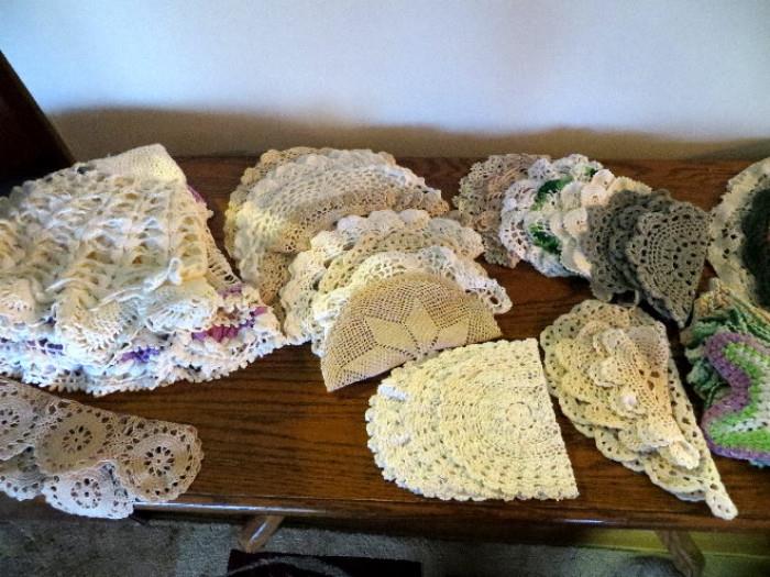 Doilies, and Crochet Items