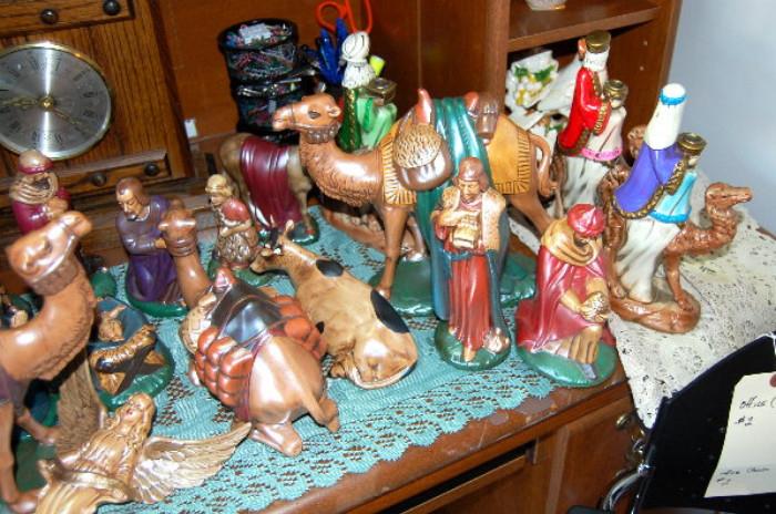 Several Nativity Sets