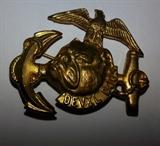 Early United States Marine Corps Devil Dog Pin 