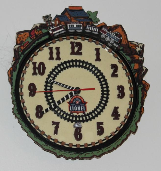 Lionel Train clock