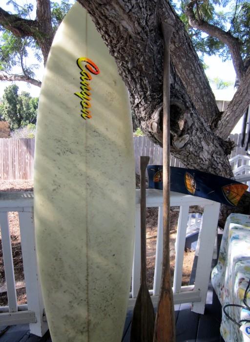 Old School tri fin Canyon Surfboard,like new!! 