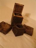 marble/alabaster cigarette set 1930 from Pisa Italy