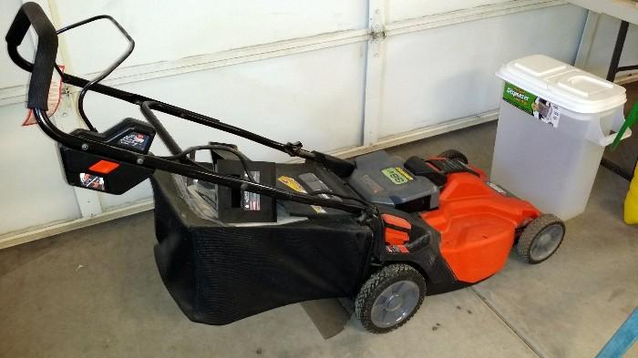 Charger or battery may be bad, the manual is with it and is a fairly new Black and Decker mower.